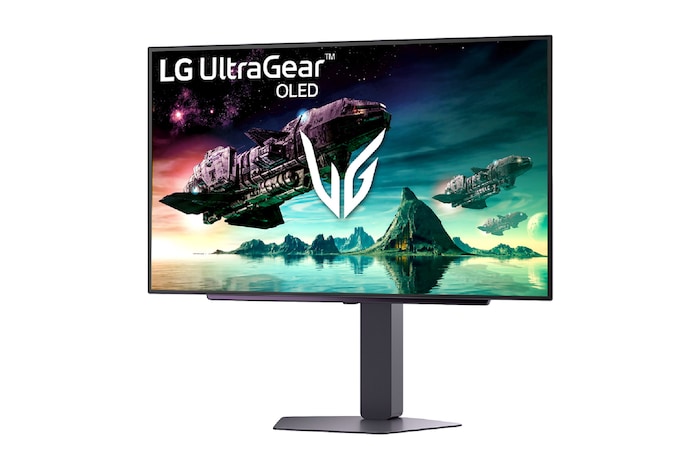-15 degree side view Monitor LG UltraGear  27GX704A-B